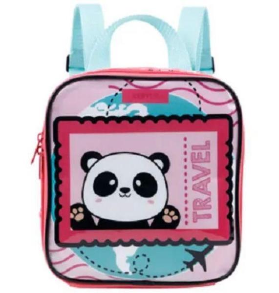 Imagem de Kit Mochila + Lancheira + Estojo Panda Xeryus - Infantil