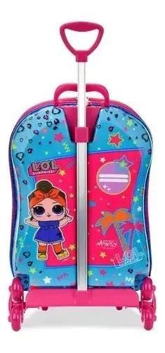 Imagem de Kit Mochila Malinha Escolar Meninas Lol Electric Infantil