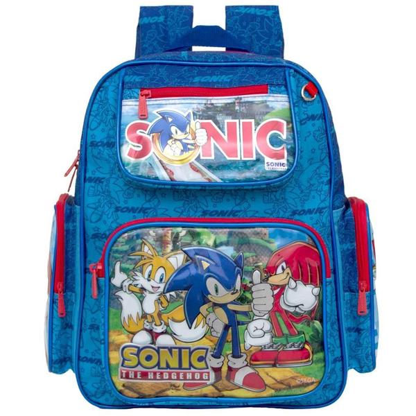 Imagem de Kit Mochila Masculina Costa Sonic Com Lancheira ul 6 Itens