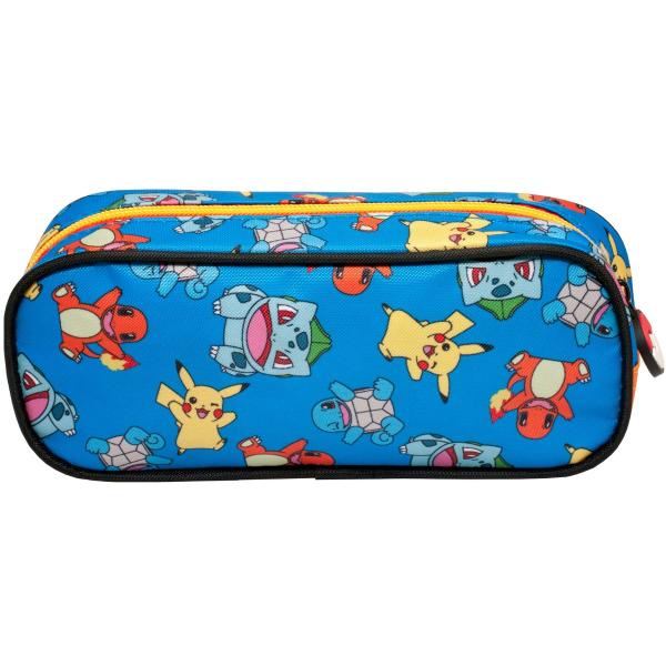 Imagem de Kit Mochila Rodas 16" Pokemon Estojo e Lancheira Escolar