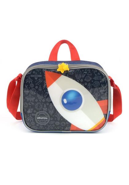 Imagem de Kit Mochila Rodinha Infantil Tema Espacial Up4You Ref.37802