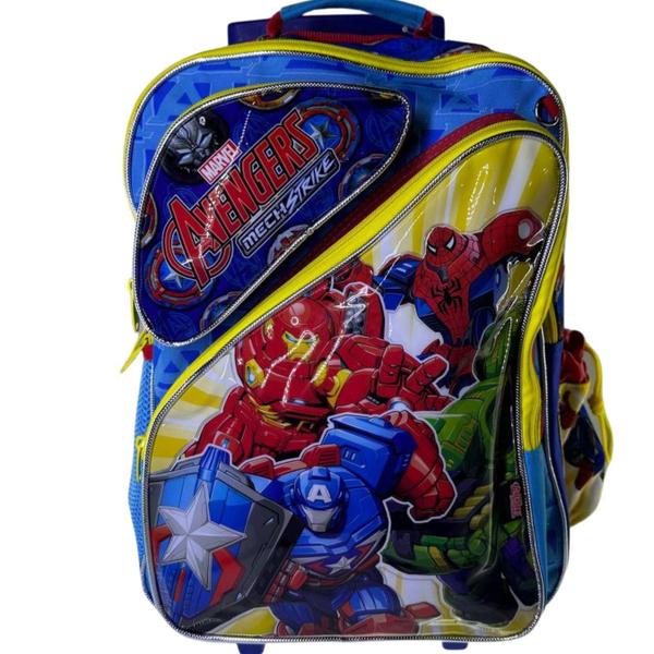 Imagem de Kit Mochila Rodinha + Lancheira Escolar Modelo: Vingadores