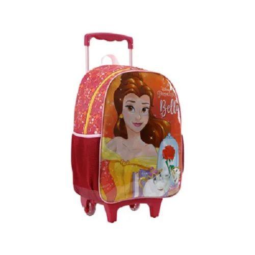 Imagem de Kit Mochila Rodinha Pequena Lancheira Térmica Infantil Escolar Menina Princesas Bella Xeryus