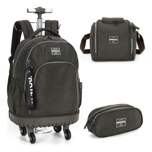 Imagem de Kit Mochila Rodinhas 360 Crinkle Porta Notebook Up4you 