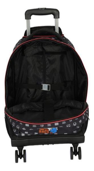 Imagem de Kit Mochila Rodinhas 360 Porta Notebook Super Mario - Luxcel