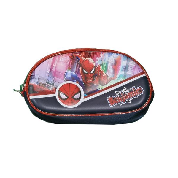 Imagem de Kit Mochila Rodinhas Estojo Lancheira Escolar 3 Pc Spider