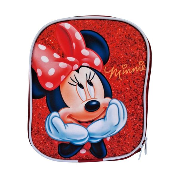 Imagem de Kit Mochila  Rodinhas Infantil Minnie Mouse Vermelha