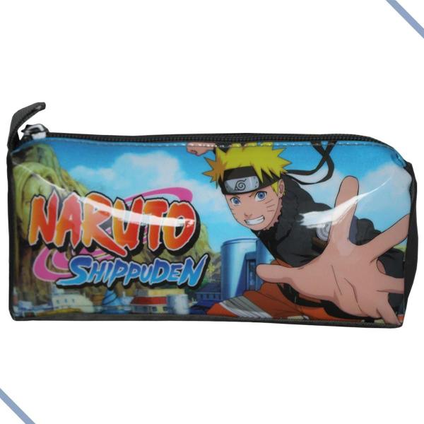 Imagem de Kit Mochila Rodinhas + Lancheira Com Estojo Naruto Shippuden