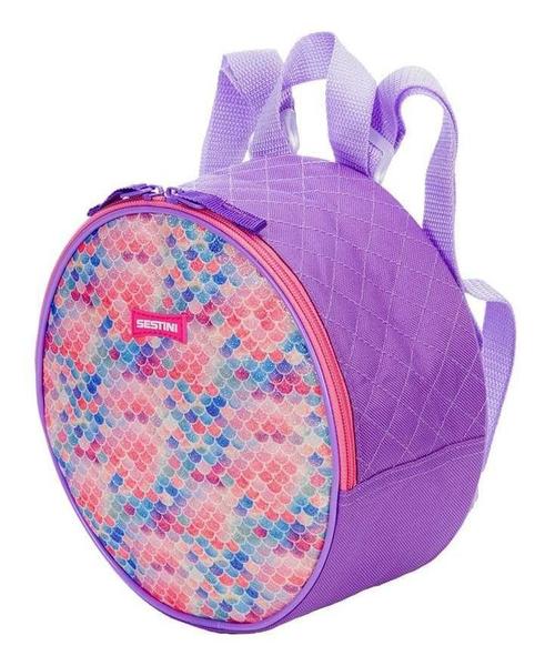 Kit Mochila Rodinhas Lancheira Térmica Infantil Escolar Menina Plus Pequena Sereia Sestini Imagem de Kit Mochila Rodinhas Lancheira Térmica Infantil Escolar Menina Plus Pequena Sereia Sestini