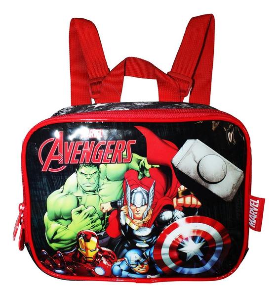 Imagem de Kit Mochila Vingadores Filme Meninos Escolar Rodinhas Origin