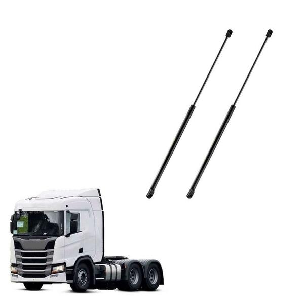 Imagem de Kit Mola Gas Grade Scania S6 R 2019 2020 2021 Frontal