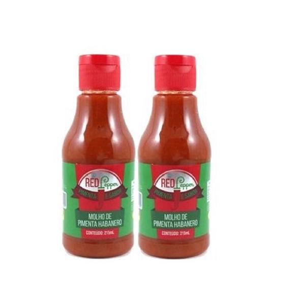 Imagem de Kit Molho De Pimenta Mendez 215Ml 02 Red Pepper Habanero