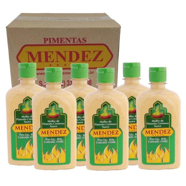 Imagem de Kit Molho De Pimenta Mendez 450Ml 06 Cremosa Suave