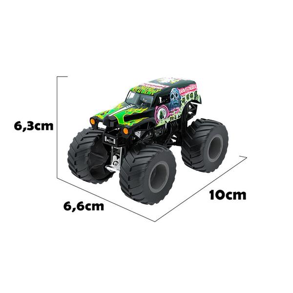 Imagem de Kit Monster Truck Caminhão Monstro E Grave Digger Realista - Sapico Toys