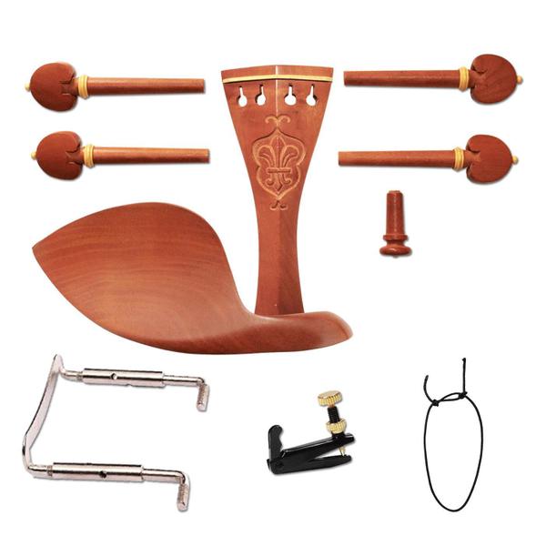Kit Montagem Boxwood Violino 4/4 - Queixeira, Estandarte, Cravelhas Importação Orquezz Imagem de Kit Montagem Boxwood Violino 4/4 - Queixeira, Estandarte, Cravelhas Importação Orquezz