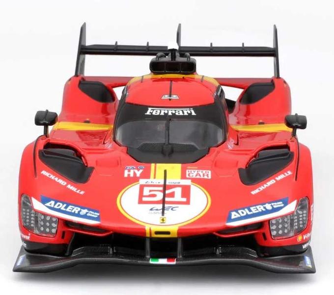 Imagem de Kit Montar Ferrari 499P LMH 2023 Richard Mille Burago 1/24