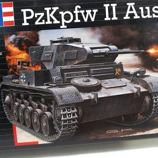 Imagem de Kit Montar Tanque PzKpfw II AUSF.F 1/76