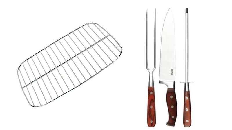 Imagem de Kit Mor Imperdível: Churrasqueira Portátil a Bafo Pocket + Conjunto 3 Peças Steel 8