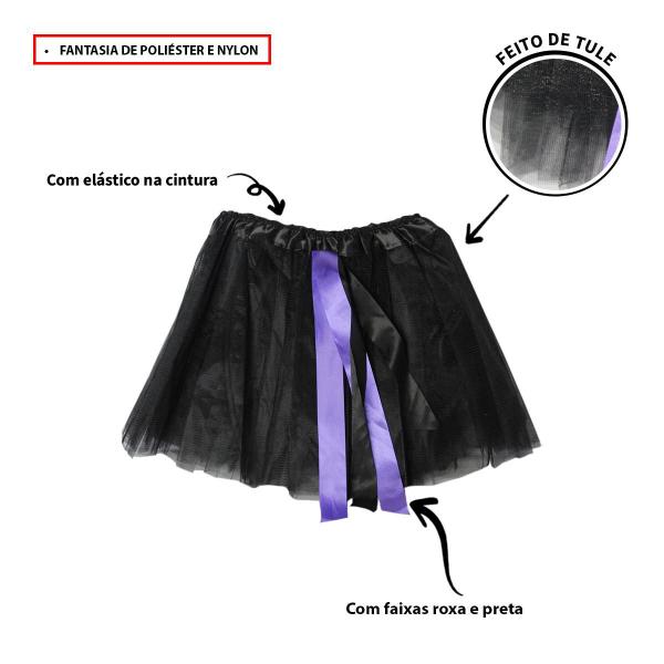 Imagem de KIT Morceguinha Feminino Adulto Com Asa E Tiara Fantasia Halloween