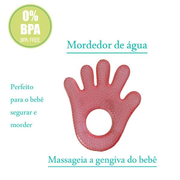 Imagem de Kit Mordedor De Água e Massageador de Gengiva Banana Rosa Buba