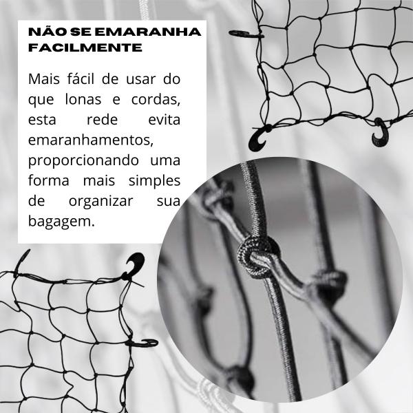 Kit Motoqueiro Moto Rede Aranha Extensor Elástico Corda Gancho Transporte Carga Carro Viagem Caminhão Caminhonete Bagagem Motoboy 1 metro Resistente - MAGNO ORIGINAL REBECHI BIKES Imagem de Kit Motoqueiro Moto Rede Aranha Extensor Elástico Corda Gancho Transporte Carga Carro Viagem Caminhão Caminhonete Bagagem Motoboy 1 metro Resistente