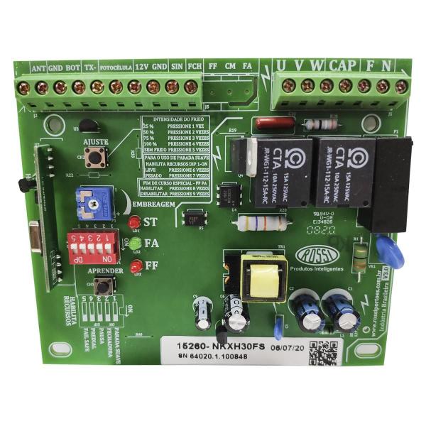 Imagem de Kit Motor Automatizador de Portão Eletrônico Dz Nano 1/4 Rossi Para portões até 600kg 4,5 Metros