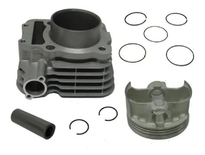 Imagem de Kit Motor Completo Cilindro Camisa Pistao Yamaha Fazer 250 Xtz Lander Tenere 250 Original Metal Leve