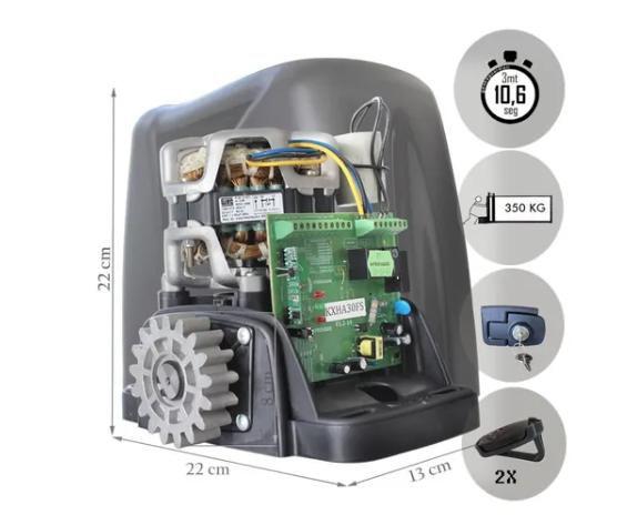 Imagem de Kit motor de portão dz nano 36 vip 220v 500kg