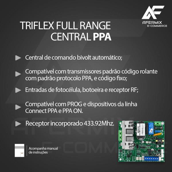 Imagem de Kit Motor Do Portão Residencial PPA Dz Rio 800 Jetflex Ultrarrápido +8m Cremalheira