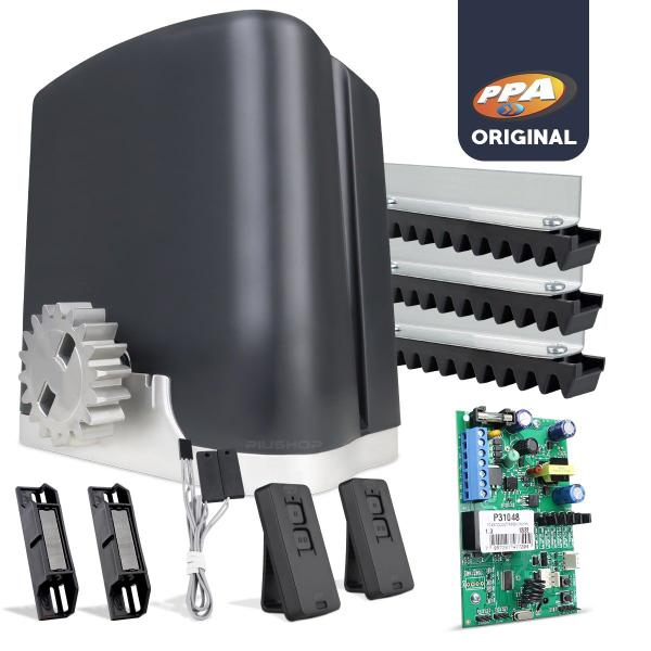 Imagem de Kit Motor Para Portão Deslizante Dz Rio 400 127V PPA