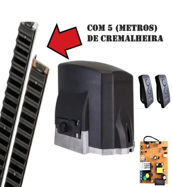 Kit Motor Portao Deslizante Kdz Fit 1/4 220v 5 mt Crem Garen Imagem de Kit Motor Portao Deslizante Kdz Fit 1/4 220v 5 mt Crem Garen