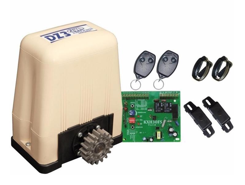 Imagem de Kit Motor Portão Deslizante Rossi Dz3 Sk Turbo 2 Control 600kg 220v