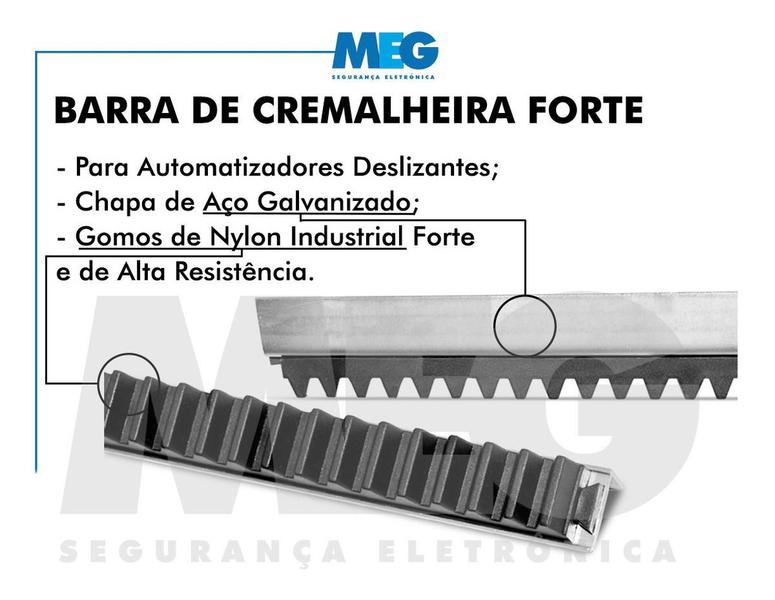 Imagem de Kit Motor Portão Eletrônico Ppa Deslizante 4m Rápido 500 4s