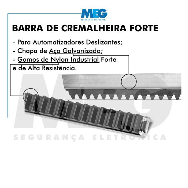 Imagem de Kit Motor Portão Ppa 1/4 Deslizante Jetflex 3m Crem T/ Prog