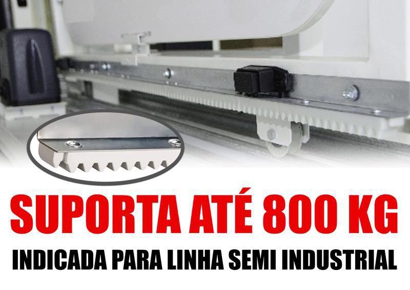 Imagem de Kit Motor Portão Rossi Dzi Dz 3/4hp + 3m de Cremalheira 220v