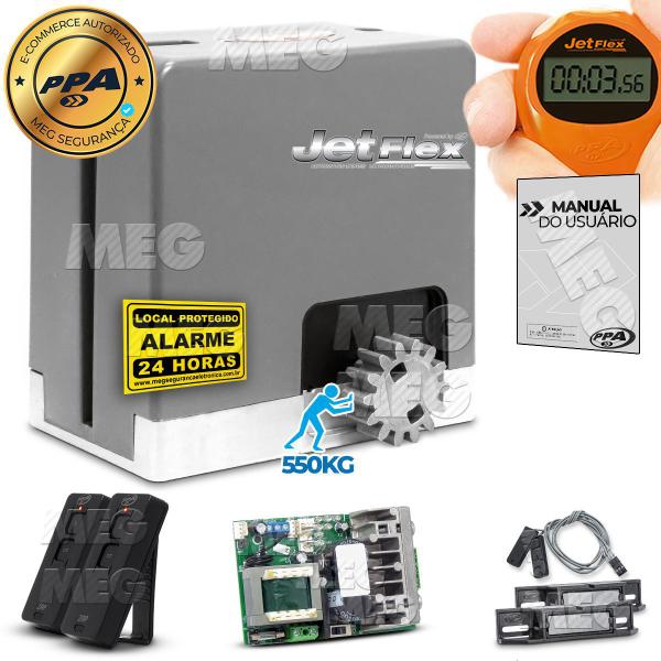 Imagem de Kit Motor Ppa Dz Hub Jetflex 2 Control Portão 550kg Rápido