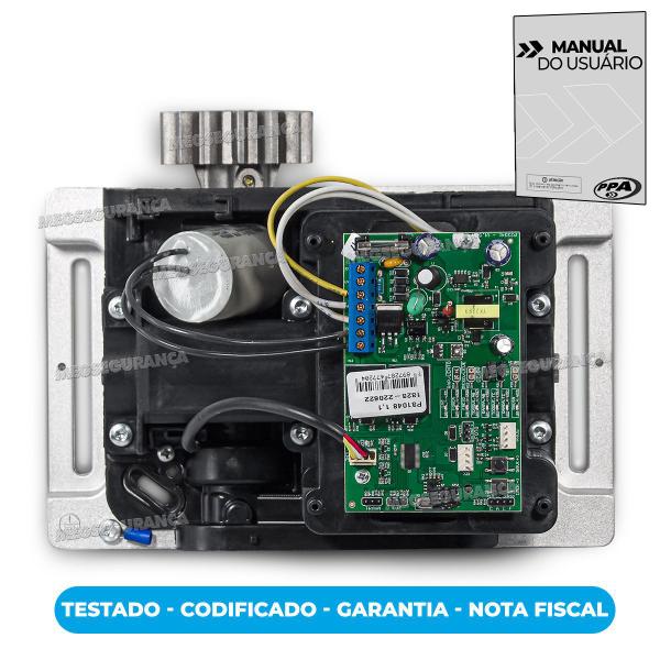 Imagem de Kit Motor Ppa Dz Hub Legero 1/4cv Portão Deslizante 500kg 6m