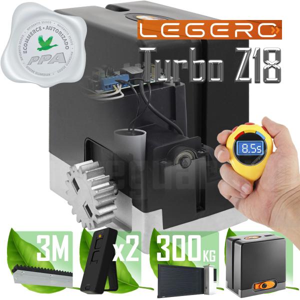 Imagem de Kit Motor Ppa Dz Hub Legero Turbo Z18 3 Crem 2 Control 300kg