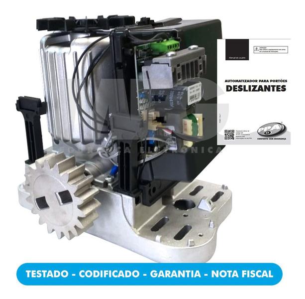 Imagem de Kit Motor Ppa Dz Rio Jetflex 500kg Portão Eletrônico 3m Cremalheira