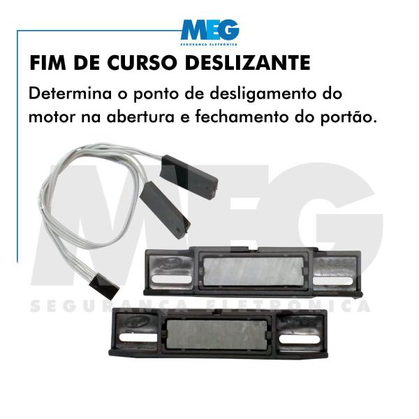 Imagem de Kit Motor Ppa Portão Deslizante 1/2hp Jetflex 9m Crem 2 Cont