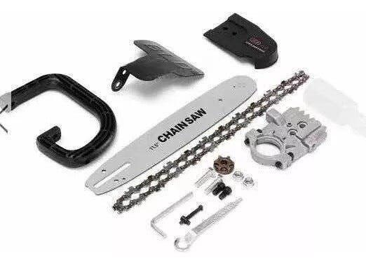 Kit Motosserra Adaptador p/ Esmerilhadeira Lixadeira Angular - Sa, Songle, Nakazaki ou Siga it-blue Imagem de Kit Motosserra Adaptador p/ Esmerilhadeira Lixadeira Angular