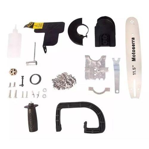 Kit Motosserra Adaptador p/ Esmerilhadeira Lixadeira Angular - Sa, Songle, Nakazaki ou Siga it-blue Imagem de Kit Motosserra Adaptador p/ Esmerilhadeira Lixadeira Angular
