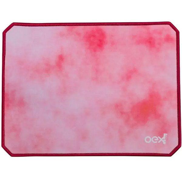 Imagem de Kit Mouse e Mousepad Vibes Rosa OEX MC200