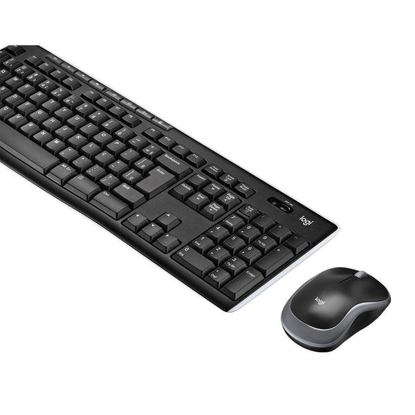 Imagem de Kit Mouse E Teclado Logitech Mk270 Sem Fio Pto