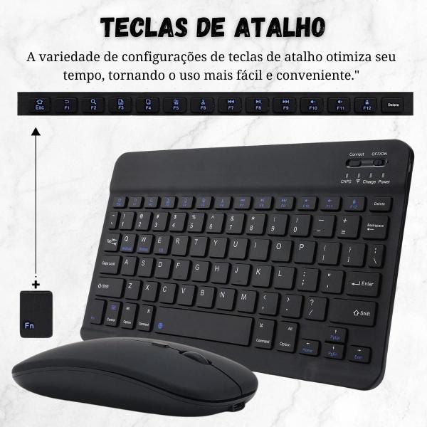 Imagem de Kit Mouse E Teclado Magnético Bluetooth Para Xiaomi Poco Pad