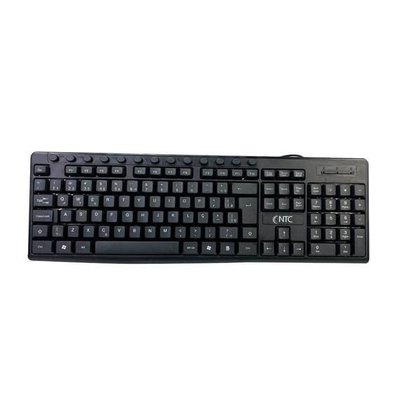 Imagem de Kit Mouse e Teclado NTC Office Multimídia ABNT2 USB - NTOBX002