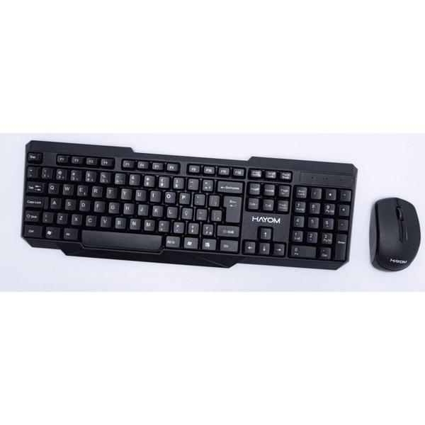 Imagem de Kit Mouse E Teclado Office Sem Fio Hayom Tc3210