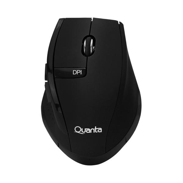 Imagem de Kit Mouse e Teclado Quanta QTKTM12 - Sem Fio - 1600DPI - Portugues - Preto