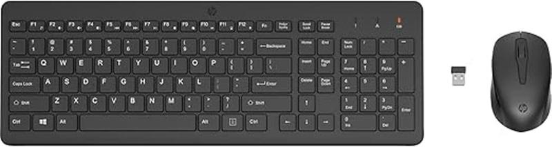 Imagem de Kit Mouse E Teclado Sem Fio Hp 330, Wireless, Us, Teclado