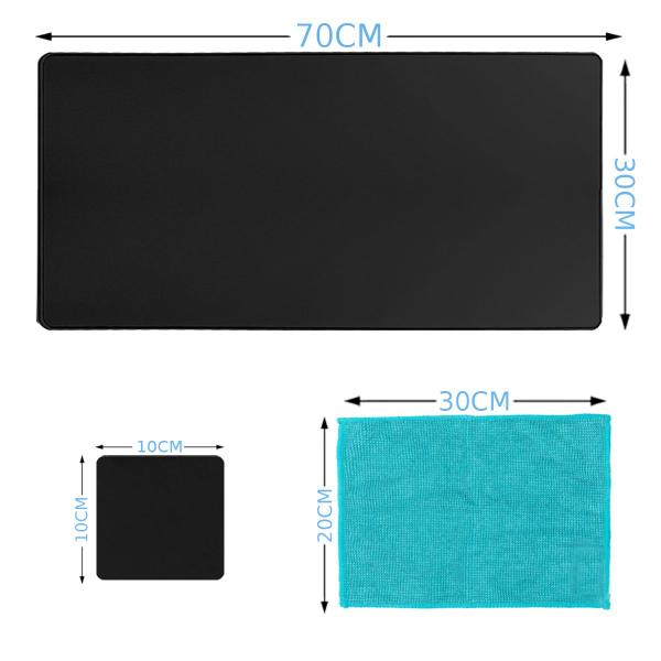 Kit Mouse Pad 70x30cm + Porta Copo + Spray de Limpeza e Microfibra - M3M Imagem de Kit Mouse Pad 70x30cm + Porta Copo + Spray de Limpeza e Microfibra